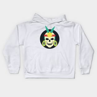 inca skull Kids Hoodie